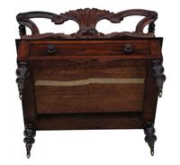 Regency Rosewood Canterbury Magazine Rack c.1820 (8 of 9) Regency Rosewood Canterbury Magazine Rack c.1820 (8 of 9)