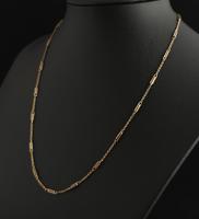 Antique Edwardian 9ct Gold Chain Necklace, Fancy Link (7 of 9) Antique Edwardian 9ct Gold Chain Necklace, Fancy Link (7 of 9)