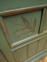 Antique Painted Bohemian Blue Edwardian Sideboard (19 of 22) Antique Painted Bohemian Blue Edwardian Sideboard (19 of 22)