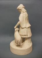 English Parian Ware Figure of a Girl & Sheep c.1860 (3 of 8) English Parian Ware Figure of a Girl & Sheep c.1860 (3 of 8)