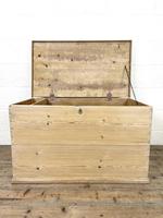 Antique Pine Trunk or Storage Chest (6 of 10) Antique Pine Trunk or Storage Chest (6 of 10)