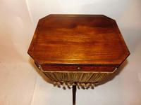 Regency Rosewood & Brass Inlaid Work Table (8 of 9) Regency Rosewood & Brass Inlaid Work Table (8 of 9)