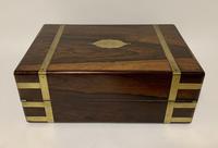 Superb Antique Victorian Rosewood Brass Bound Writing Slope Box (13 of 15) Superb Antique Victorian Rosewood Brass Bound Writing Slope Box (13 of 15)