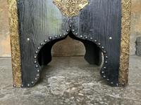 Pair of Moroccan Country House Studded & Leather Upholstered Footstools Seats (6 of 9) Pair of Moroccan Country House Studded & Leather Upholstered Footstools Seats (6 of 9)