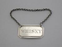 Victorian Provincial Silver Wine Label 'Whisky' Fully Hallmarked by Thomas Robinson, Newcastle, 1842 (2 of 7) Victorian Provincial Silver Wine Label 'Whisky' Fully Hallmarked by Thomas Robinson, Newcastle, 1842 (2 of 7)