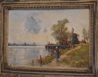 Oil Painting by Alfred Sanderson Edward RBA (4 of 9) Oil Painting by Alfred Sanderson Edward RBA (4 of 9)