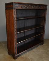 Victorian Carved Oak Open Bookcase (3 of 3) Victorian Carved Oak Open Bookcase (3 of 3)