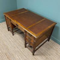 Stunning Victorian Maple & Co Antique Oak Pedestal Desk (5 of 9) Stunning Victorian Maple & Co Antique Oak Pedestal Desk (5 of 9)