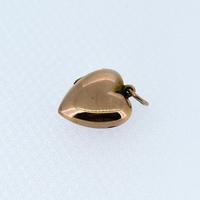 Antique 9ct 9K Gold Puffy Love Heart Locket Pendant Charm (4 of 8) Antique 9ct 9K Gold Puffy Love Heart Locket Pendant Charm (4 of 8)