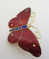 Marius Hammer Silver Gilt & Enamel Butterfly Brooch c.1920 (4 of 10) Marius Hammer Silver Gilt & Enamel Butterfly Brooch c.1920 (4 of 10)