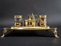 Georgian Silver Gilt Desk Stand (6 of 6) Georgian Silver Gilt Desk Stand (6 of 6)