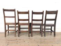 Four Similar 19th Century Welsh Oak Bar Back Farmhouse Chairs (9 of 9) Four Similar 19th Century Welsh Oak Bar Back Farmhouse Chairs (9 of 9)
