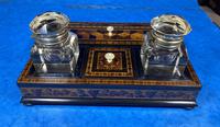 Victorian Rosewood & Tunbridge Ware Inkstand by Thomas Barton (3 of 24) Victorian Rosewood & Tunbridge Ware Inkstand by Thomas Barton (3 of 24)