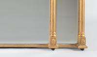Late 19th Century Large Victorian English Gilt Triple Plate Overmantle Mirror (4 of 12) Late 19th Century Large Victorian English Gilt Triple Plate Overmantle Mirror (4 of 12)