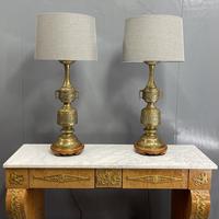 Large Pair of Chinese Style Brass Lamps (14 of 14) Large Pair of Chinese Style Brass Lamps (14 of 14)