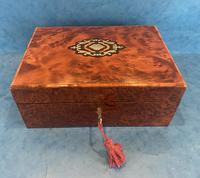 19th Century French Burr Cedar Jewellery Box (10 of 11) 19th Century French Burr Cedar Jewellery Box (10 of 11)