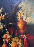 Old Master Revival - Large Original Antique Dutch Still Life of Flowers & Fruit (4 of 12) Old Master Revival - Large Original Antique Dutch Still Life of Flowers & Fruit (4 of 12)