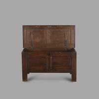 Early 18th Century Rustic Panelled Footed Oak Coffer (2 of 3) Early 18th Century Rustic Panelled Footed Oak Coffer (2 of 3)