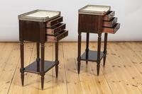 Pair of French Three Drawer Mahogany Bedside Cabinets (7 of 10) Pair of French Three Drawer Mahogany Bedside Cabinets (7 of 10)