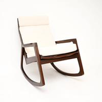 Danish Vintage Afromosia Rocking Chair