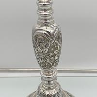Antique George V Large Sterling Silver Menorah London 1921 Joseph Zweig (4 of 6) Antique George V Large Sterling Silver Menorah London 1921 Joseph Zweig (4 of 6)