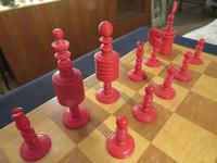 1850 Chess Set Barley Corn English Complete (5 of 5) 1850 Chess Set Barley Corn English Complete (5 of 5)