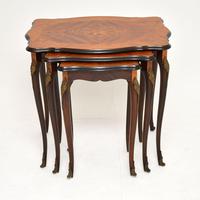 Antique French Inlaid Marquetry Nest of Tables (3 of 9) Antique French Inlaid Marquetry Nest of Tables (3 of 9)