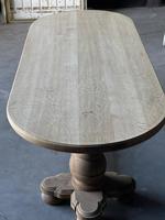 Large French Bleached Oak Monastery Dining Table (8 of 18) Large French Bleached Oak Monastery Dining Table (8 of 18)