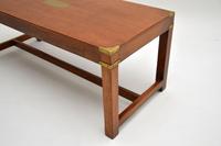 Antique Mahogany Military Campaign Style Coffee Table (6 of 6) Antique Mahogany Military Campaign Style Coffee Table (6 of 6)