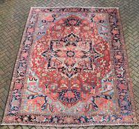 Antique Heriz Room Size Carpet 360x271cm (3 of 9) Antique Heriz Room Size Carpet 360x271cm (3 of 9)