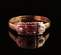 Victorian Garnet & Pearl Ring, 9ct Gold (9 of 13) Victorian Garnet & Pearl Ring, 9ct Gold (9 of 13)