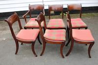 1830's - Regency Set 6 Mahogany Barback Dining Chairs + Pop Out Seat 5+1 Carver (3 of 5) 1830's - Regency Set 6 Mahogany Barback Dining Chairs + Pop Out Seat 5+1 Carver (3 of 5)