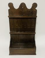 Antique Oak Spoon Rack