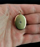 Antique Victorian Diamond Locket, 15ct Gold (2 of 10) Antique Victorian Diamond Locket, 15ct Gold (2 of 10)