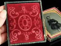 Victorian Cased Ambrotype Photograph, Boy in a Dress (4 of 7) Victorian Cased Ambrotype Photograph, Boy in a Dress (4 of 7)