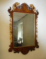 English 18th Century Mahogany & Gilt Mirror (9 of 9) English 18th Century Mahogany & Gilt Mirror (9 of 9)