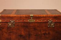 English Travel Chest in Leather - Early 20th Century (3 of 11) English Travel Chest in Leather - Early 20th Century (3 of 11)