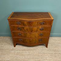 Stunning Georgian Mahogany Antique Serpentine Front Chest of Drawers (8 of 10) Stunning Georgian Mahogany Antique Serpentine Front Chest of Drawers (8 of 10)