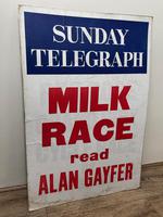Vintage Advertising Poster Sunday Telegraph Milk Race c.1967 (3 of 23) Vintage Advertising Poster Sunday Telegraph Milk Race c.1967 (3 of 23)
