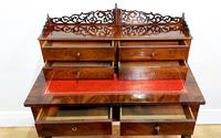 19th Century French Flame Mahogany Desk (2 of 6) 19th Century French Flame Mahogany Desk (2 of 6)