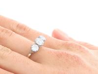 1.70ct Diamond & 18ct Yellow Gold, Trilogy Ring - Antique Victorian 1876 (8 of 9) 1.70ct Diamond & 18ct Yellow Gold, Trilogy Ring - Antique Victorian 1876 (8 of 9)
