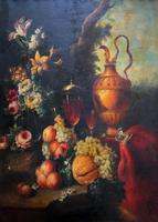 Old Master Revival - Large Original Antique Dutch Still Life of Flowers & Fruit (3 of 12) Old Master Revival - Large Original Antique Dutch Still Life of Flowers & Fruit (3 of 12)