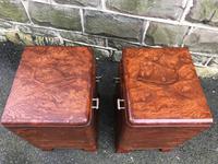 Pair of Art Deco Burr Walnut Bedside Cabinets (9 of 10) Pair of Art Deco Burr Walnut Bedside Cabinets (9 of 10)