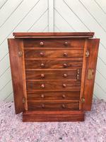 Antique Small Walnut Wellington Collectors Chest (6 of 10) Antique Small Walnut Wellington Collectors Chest (6 of 10)