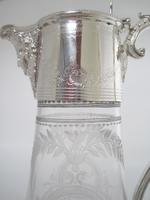 Victorian Benetfink & Co Silver Plated Claret Jug (8 of 8) Victorian Benetfink & Co Silver Plated Claret Jug (8 of 8)