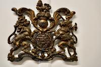Wall Hanging Victorian Cast Iron Royal Coat of Arms Shield Plaque (5 of 7) Wall Hanging Victorian Cast Iron Royal Coat of Arms Shield Plaque (5 of 7)