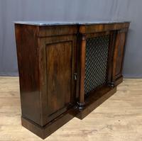 Beautiful Regency Rosewood 3 Door Breakfront Cabinet (5 of 11) Beautiful Regency Rosewood 3 Door Breakfront Cabinet (5 of 11)