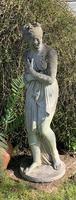 Weathered Patinated Garden Statue the Bath of Venus (4 of 6) Weathered Patinated Garden Statue the Bath of Venus (4 of 6)
