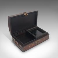 Antique Jewellery Box, Japanese, Leather, Desk Caddy, Meiji Period c.1900 (10 of 12) Antique Jewellery Box, Japanese, Leather, Desk Caddy, Meiji Period c.1900 (10 of 12)