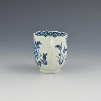 First Period Worcester Porcelain Scalloped Peony Coffee Cup c.1765-1770 (6 of 8) First Period Worcester Porcelain Scalloped Peony Coffee Cup c.1765-1770 (6 of 8)